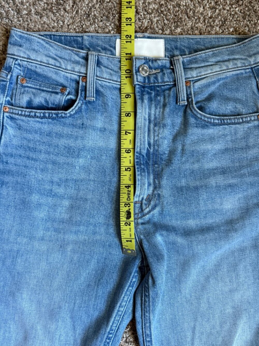 MOTHER High Waisted Rider Ankle Jean, Size 26 - Salt of the Earth Wash - Picture 6 of 14